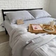 Комплект постельного белья (муслин 4-х слойный) Серый полуторный 70/70, Ell Home - изображение 1