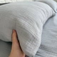 Комплект постельного белья (муслин 4-х слойный) Серый полуторный 70/70, Ell Home - изображение 4
