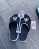 Чолові шльопанці Reebok Go-To літні резинові тапки пляжні зручні чорно-білі Розмір 40.5 - изображение 7