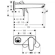 Hansgrohe Talis E Змішувач для умивальника, чорний мат (71734670) - зображення 2