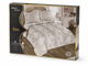 Жаккардовое покрывало с наволочками My Bed «Eda», бежево-сірий, 240x260 см, Євро-максі - изображение 4