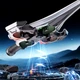 Радиоуправляемый самолет KS-199 37.5х18.6х4 см LED подсветка USB зарядка для улицы и помещений - зображення 6