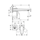 Hansgrohe Metropol Змішувач для умивальника, хром (32526000) - зображення 2