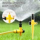 Спринклерний розпилювач Lawn Sprinkler 360° для газону та городу, система поливання, дощівник - зображення 3