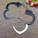 Металеві кайданки, наручники Handcuffs Party Toy для рольових ігор, вечірок, косплею - изображение 3