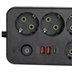 Сетевой фильтр-удлинитель 4 розетки 2xUSB-A 1xUSB-C 3м черный HP-5-46 - изображение 3