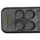 Мережевий фільтр-подовжувач 6 розеток 4 USB-A + 2USB Type-C 5м HP-5-54 - изображение 4