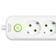 Мережевий фільтр-подовжувач 5 розеток 3xUSB-A 1xUSB-C 5м білий HP-5-39 - зображення 6