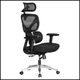 Офісне крісло Mealux D1 Duo Air Fabric Black (арт. HF-D1 Duo F/B) - изображение 1