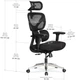 Крісло Mealux D1 Duo Air Fabric Black (арт. HF-D1 Duo F/B) - зображення 3