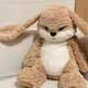 Плюшевый сердитый кролик 30 см мягкая игрушка-обнимашка злой заяц Angry Rabbit с длинными ушами - изображение 5