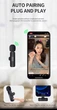 Петличный микрофон беспроводной K9 для смартфона 1 микрофон с адаптером для IPhone (IOS) lighting - изображение 6