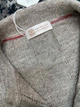 Мужская светло коричневая трикотажная футболка поло Brunello Cucinelli Henley из льна и хлопка размер M - изображение 8