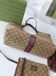 Сумка жіноча Gucci Giglio tote bag коричнева (140) - изображение 8