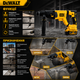 Безщітковий акумуляторний перфоратор DeWalt DCH133NT (36V, 6 Ah) - зображення 2