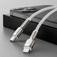 Кабель Baseus Cafule Metal Type-C to Lightning PD 20W (1m) black - изображение 5