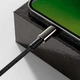 Кабель Baseus Tungsten Gold Fast Charging Lightning 2.4A (2m), Чорний - зображення 4