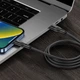 Кабель Proove Soft Silicone Type-C to Lightning 27W (1m) black - изображение 5