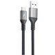 Кабель Proove ReGen Silicone USB to Type-C 3A (1m) black - зображення 1