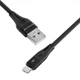 Кабель Proove Soft Silicone USB to Lightning 2.4A (1m) black - изображение 5