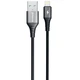 Кабель Proove WireX USB to Lightning 2.4A (1m) black - изображение 1