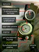 Офицерский компас для туризма ориентирования путешествий, компас со светодиодной подсветкой Hechpro + подарок - изображение 2