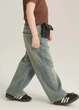 Джинси дитячі Wide Leg на резинці з потертостями р.110 - зображення 3