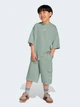 Детский комплект (футболка + шорты) для мальчика Adidas KE2663 122 см Wonder Sage (4068819873143) - изображение 1