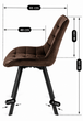 Стулья кухонные комплект 4 шт Homart WB-364 велюр коричневый (10040) - изображение 6