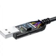 Кабель DTECH IOT5084 USB - RS232 DB9 з чіпом FTDI, 40 м - зображення 2