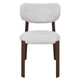Стул NOMI металл/ткань бежевый/орех - изображение 2