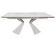 Стол раскладной LAURA CERAMIC 160(240)x90 см керамика белый матовый - изображение 5