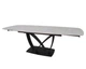 Обеденный стол TYLER CERAMIC раскладной 160(240)x90 см керамика белый мат/железо черное - изображение 3