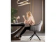 Стол раскладной DOLCE CERAMIC 180(240)x95 см Закаленное стекло + керамика Серый мрамор/Темный орех - изображение 3