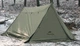Палатка Naturehike NH21YW157 треугольная 4-сезонная Oxford 210D 3000 мм для печки Dark green - изображение 2