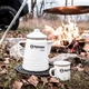 Кружка Petromax Enamel Mug 300 мл емальована сталь для походів кемпінгу піших мандрівок White - зображення 4