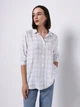 Рубашка женская Colin's CL1070306LBL XS Light Blue в клетку (8684112817040) - изображение 1