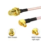 Пигтейл переходник SMA female – MMCX (20 см) для антенн, Wi-Fi, 4G, GPS - изображение 2
