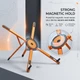 Складная магнитная подставка 3-в-1 для ноутбука, планшета и смартфона Серый Оранжевый - изображение 2