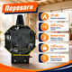 Газовий тепловий фен BLACK 15 кВт на пропан-бутані 320 м³/год зі шлангом і редуктором для майстерень теплиць та виробничих цехів - зображення 2