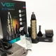 Многофункциональный триммер VGR V-621 4 в 1 машинка для удаления волос универсальная с 4 насадками и лезвиями из нержавеющей стали - изображение 7