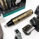 Многофункциональный триммер VGR V-621 4 в 1 машинка для удаления волос универсальная с 4 насадками и лезвиями из нержавеющей стали - изображение 9