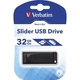USB флеш накопитель Verbatim 32GB Slider Black USB 2.0 (98697) Verbatim 98697 1075629 - изображение 5