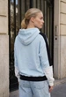 Женские Худи Стаф Серый Оверсайз С Логотипом Staff Heav Logo Mix3 Oversize L (400715) - изображение 2