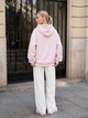 Женский Худи Стаф Розовый Оверсайз С Логотипом Staff Heav Logo Pink Oversize M (400703) - изображение 4