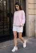Свитшот Женский Стаф Розовый С Принтом Спортивная Кофта Staff Zy Morning Ritual Oversize XS (400704) - изображение 5