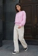 Женский Свитшот Стаф Розовый Спортивная Кофта Однотонная Staff Mak Pink S (400709) - изображение 4