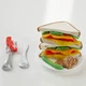 Набор для лепки Сэндвич с сыром Play-Doh Hasbro (E7623) — Пластилин с аксессуарами Бутерброд - изображение 6