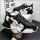 Мужские кроссовки Sneakers, повседневная обувь, кеды ЧЕРНОГО цвета, размер 47, Код 00-0945 - изображение 1