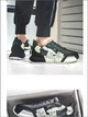 Мужские кроссовки Sneakers, повседневная обувь, кеды ЧЕРНОГО цвета, размер 47, Код 00-0945 - изображение 3